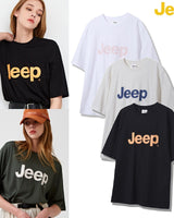 [Jeep] [170g] Logo T-shirts 5色 (JP5TSU091) 韓国ファッション カップルアイテム - コクモト KOCUMOTO