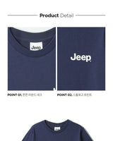[Jeep] Classic Small Logo Half-Sleeves 6色 (JN5TSU092) 韓国ファッション カップルアイテム - コクモト KOCUMOTO