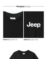 [Jeep] Classic Small Logo Half-Sleeves 6色 (JN5TSU092) 韓国ファッション カップルアイテム - コクモト KOCUMOTO