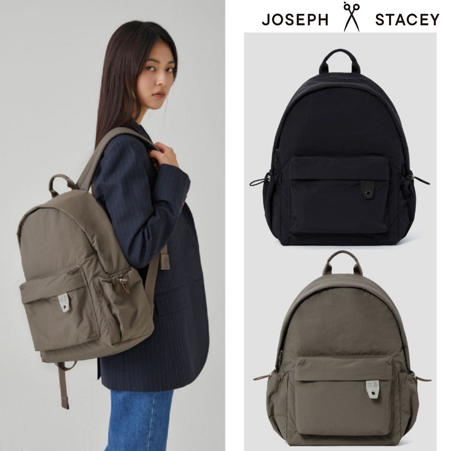 [JOSEPH&STACEY] Daily Pocket Backpack L 2色 新商品 デイリーバッグ - コクモト KOCUMOTO