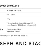 [JOSEPH&STACEY] Daily Pocket Backpack S 5色 新商品 デイリーバッグ - コクモト KOCUMOTO