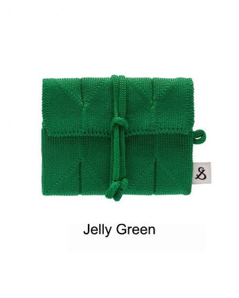 [JOSEPH&STACEY] Lucky Pleats Knit Card Wallet (ALL) 5色 女性財布 韓国ブランド 韓国人気 - コクモト KOCUMOTO