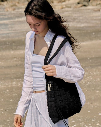 [JOSEPH&STACEY] Lucky Pleats Knit L Fiori (ALL) 4色 新商品 女性バッグ Eco bag - コクモト KOCUMOTO