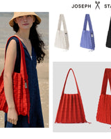 [JOSEPH&STACEY] Lucky Pleats Knit L Fiori (ALL) 4色 新商品 女性バッグ Eco bag - コクモト KOCUMOTO