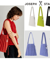 [JOSEPH&STACEY] Lucky Pleats Knit M Fiori (ALL) 5色 新商品 女性バッグ Eco bag - コクモト KOCUMOTO