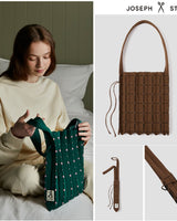 [JOSEPH&STACEY] Lucky Pleats Knit M Grid (ALL) 2色 新商品 女性バッグ Eco bag - コクモト KOCUMOTO