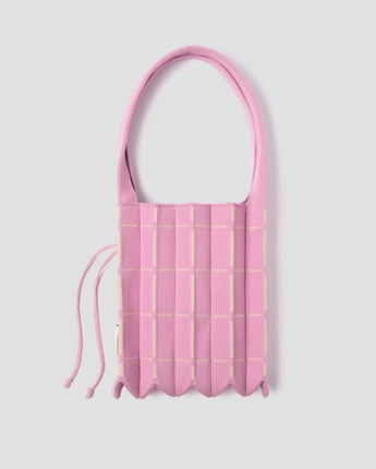 [JOSEPH&STACEY] Lucky Pleats Knit S Grid (ALL) 6色 Eco bag 新商品 女性バッグ - コクモト KOCUMOTO