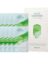 [LEADERS] ALOE SOOTHING Skin renewal Mask Pack (25ml x 10p)韓国化粧品 贈り物 - コクモト KOCUMOTO