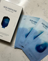 [LEADERS] AQUARINGER Skin clinic Mask Pack (25ml x 10p) 韓国化粧品 贈り物 - コクモト KOCUMOTO