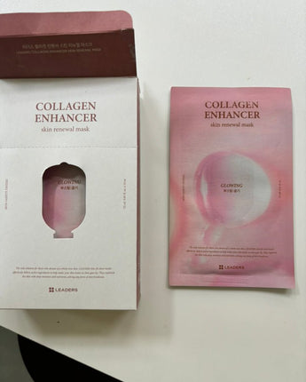 [LEADERS] COLLAGEN ENHANCER Skin renewal Mask Pack (25ml x 10p) 韓国化粧品 贈り物 - コクモト KOCUMOTO