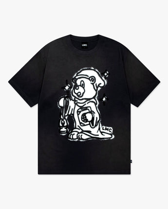 [LMC] 24S/S BLEACHED SPRAYED BEAR TEE 3色 新商品 カップルアイテム 夏ファッション - コクモト KOCUMOTO