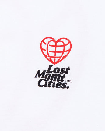 [LMC] 24S/S HEART GLOBE TEE 新商品 カップルアイテム 夏ファッション - コクモト KOCUMOTO