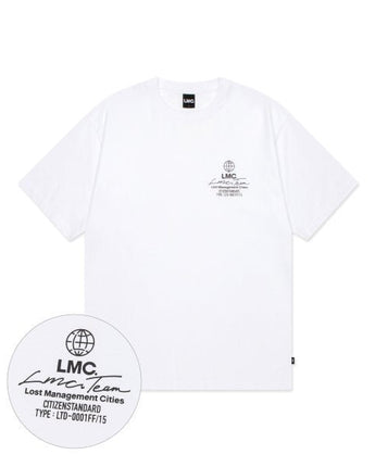 [LMC] 24S/S SIGNATURE GLOBE TEE 3色 新商品 カップルアイテム 夏ファッション - コクモト KOCUMOTO