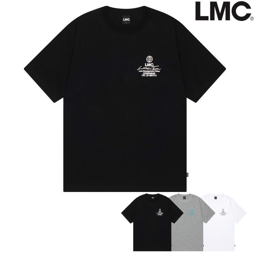 [LMC] 24S/S SIGNATURE GLOBE TEE 3色 新商品 カップルアイテム 夏ファッション - コクモト KOCUMOTO