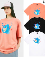 [LMC] 24S/S WATER COLOR BEAR HEAD TEE 3色 新商品 カップルアイテム 夏ファッション - コクモト KOCUMOTO