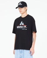 [LMC]X HAHA HA OFFICE CATS TEAM LEADER TEE _black カップルアイテム 夏ファッション - コクモト KOCUMOTO