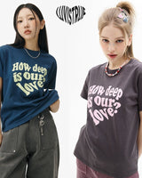 [LUV IS TRUE] DN LUV TEE 2色 新商品 女性服 - コクモト KOCUMOTO