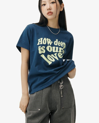 [LUV IS TRUE] DN LUV TEE 2色 新商品 女性服 - コクモト KOCUMOTO