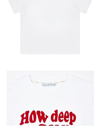 [LUV IS TRUE] IN LOVE TEE 3色 新商品 女性服 - コクモト KOCUMOTO