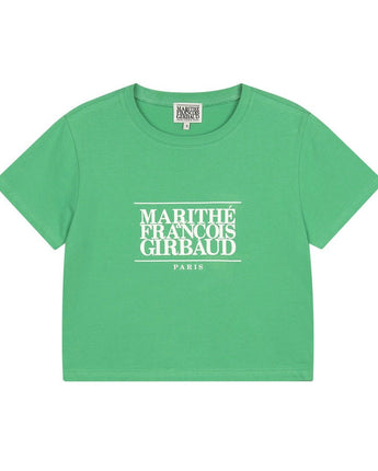 【MARITHE FRANCOIS GIRBAUD】ベーシックロゴW CLASSIC LOGO CROP TEE - コクモト KOCUMOTO