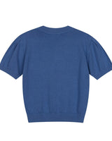 【MARITHE FRANCOIS GIRBAUD】【韓国人気】W CLASSIC LOGO HALF KNIT blue - コクモト KOCUMOTO