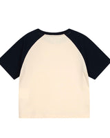 【MARITHE FRANCOIS GIRBAUD】【韓国人気】W RAGLAN REGULAR LOGO TEE navy - コクモト KOCUMOTO