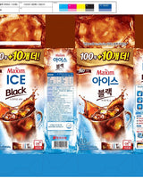 [ 東西食品] MAXIM ICE BLACK COFFEE MIX (5.9g x 110) - 1set - コクモト KOCUMOTO