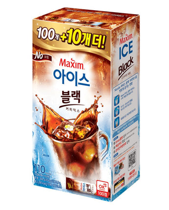 [ 東西食品] MAXIM ICE BLACK COFFEE MIX (5.9g x 110) - 1set - コクモト KOCUMOTO