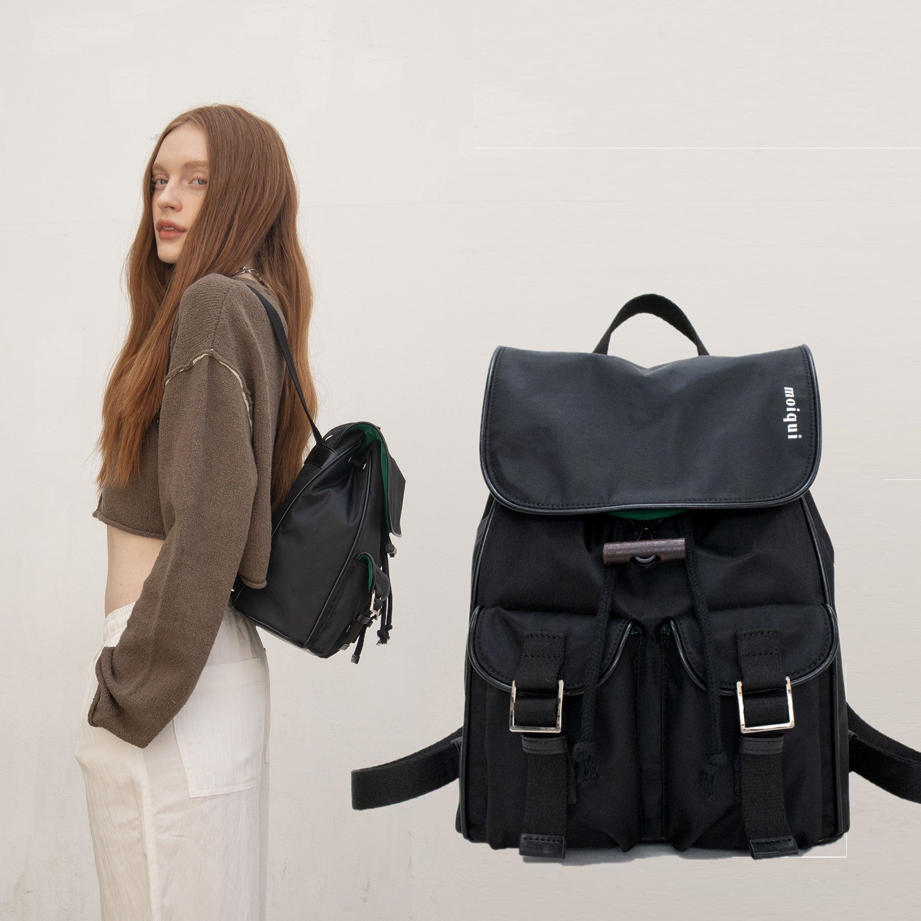 [MOIQUI] 韓国人気ファッション Les Deux Backpack _BK - コクモト KOCUMOTO