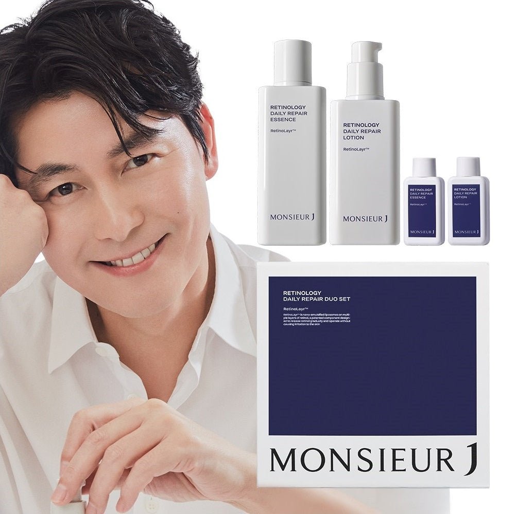 [MONSIEUR J] RETINOLOGY DAILY REPAIR DUO SET / 韓国 男性化粧品 - コクモト KOCUMOTO