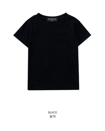 [muahmuah] [2pcs] Slim fit regular half t-shirt 3色 新商品 女性服 デイリールック 夏のファッション - コクモト KOCUMOTO