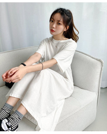 [muahmuah] Basic overfit long one-piece 3色 新商品 女性服 デイリールック 夏のファッション - コクモト KOCUMOTO