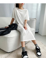 [muahmuah] Basic overfit long one-piece 3色 新商品 女性服 デイリールック 夏のファッション - コクモト KOCUMOTO