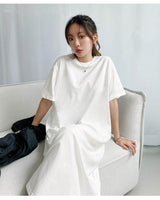 [muahmuah] Basic overfit long one-piece 3色 新商品 女性服 デイリールック 夏のファッション - コクモト KOCUMOTO