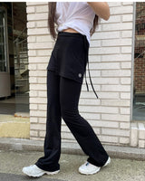 [muahmuah] Layered string skirt pants 女性服 新商品 韓国ファッション - コクモト KOCUMOTO