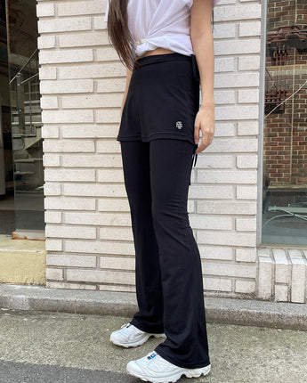 [muahmuah] Layered string skirt pants 女性服 新商品 韓国ファッション - コクモト KOCUMOTO