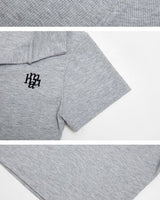 [muahmuah] Logo point collar T-shirt 4色 デイリー 韓国人気 夏のファッション - コクモト KOCUMOTO