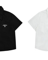 [muahmuah] LOGO POINT POCKET HALF SHIRT 2色 新商品 女性服 デイリールック 夏のファッション - コクモト KOCUMOTO