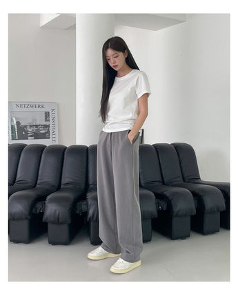 [muahmuah] Long banding slacks 2色 新商品 女性服 デイリールック - コクモト KOCUMOTO