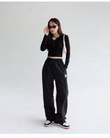 [muahmuah] muah Cooling Wide Banding Pants 2色 新商品 韓国人気 - コクモト KOCUMOTO