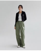 [muahmuah] muah Cooling Wide Banding Pants 2色 新商品 韓国人気 - コクモト KOCUMOTO