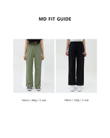 [muahmuah] muah Cooling Wide Banding Pants 2色 新商品 韓国人気 - コクモト KOCUMOTO