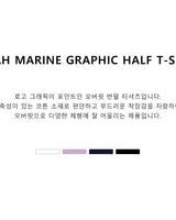 [muahmuah] muah Marine Graphic Half T-Shirt 3色 デイリー 韓国人気 夏のファッション - コクモト KOCUMOTO