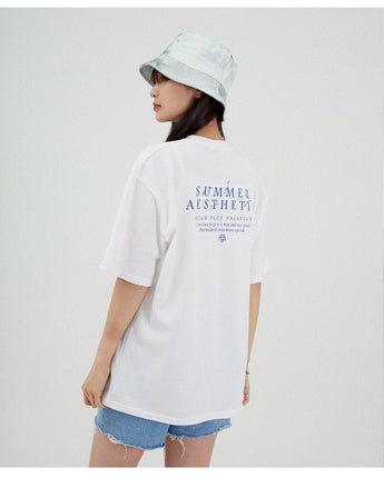 [muahmuah] muah Marine Graphic Half T-Shirt 3色 デイリー 韓国人気 夏のファッション - コクモト KOCUMOTO