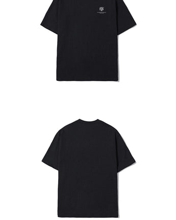 [muahmuah] Signature logo soft cotton round T-shirt 2色 デイリー 韓国人気 夏のファッション - コクモト KOCUMOTO