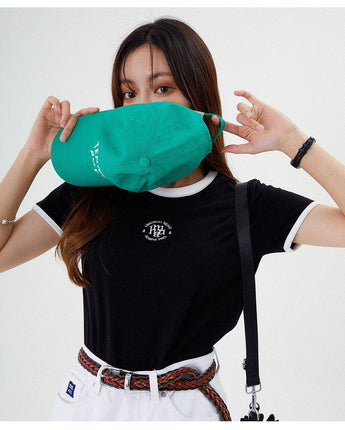 [muahmuah] Signature Regular Ringer T-shirt 2色 デイリー 韓国人気 夏のファッション - コクモト KOCUMOTO