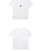 [muahmuah] Square neck regular half t-shirt 2色 新商品 デイリールック - コクモト KOCUMOTO