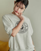 [muahmuah] Stitch half sweatshirt 3色 新商品 デイリールック - コクモト KOCUMOTO