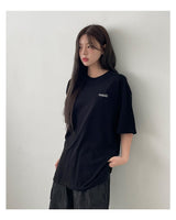 [muahmuah] Stitch logo half sleeve t-shirt 2色 新商品 デイリールック - コクモト KOCUMOTO