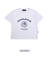 [muahmuah] waffle printing half t-shirt 6色 デイリー 韓国人気 夏のファッション - コクモト KOCUMOTO